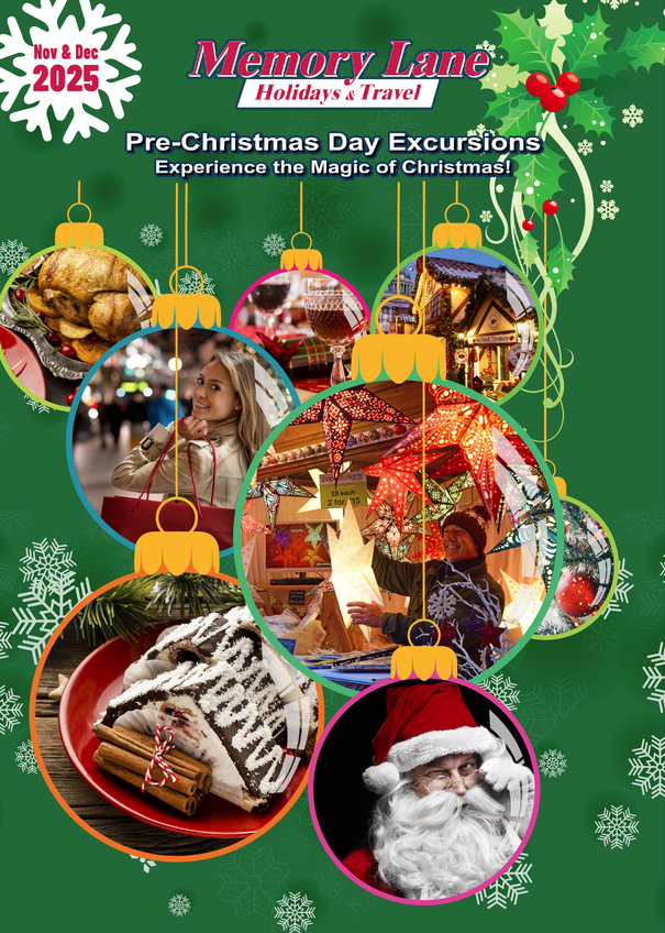 2025 Pre-Christmas Day Excursion Brochure